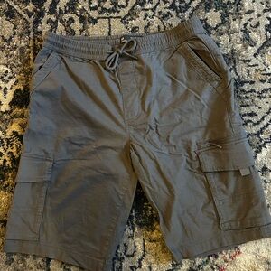 Denim&Co Charcoal Cargo Shorts